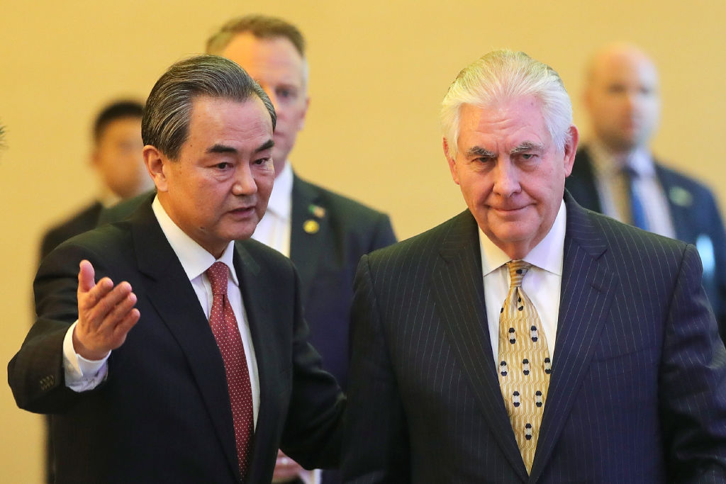 Tillerson and Wang meet in Beijing