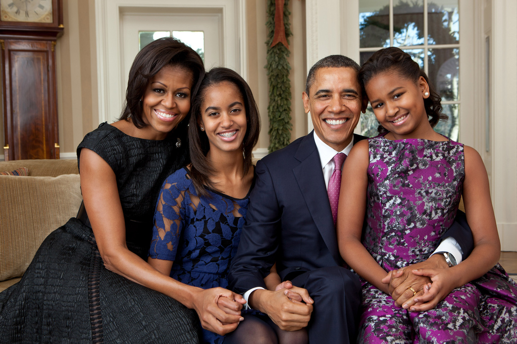 The First Family holiday photo.