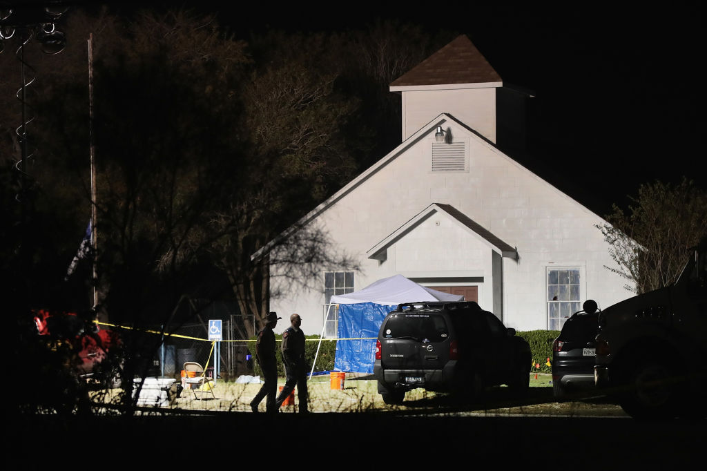 Texas church shooting.
