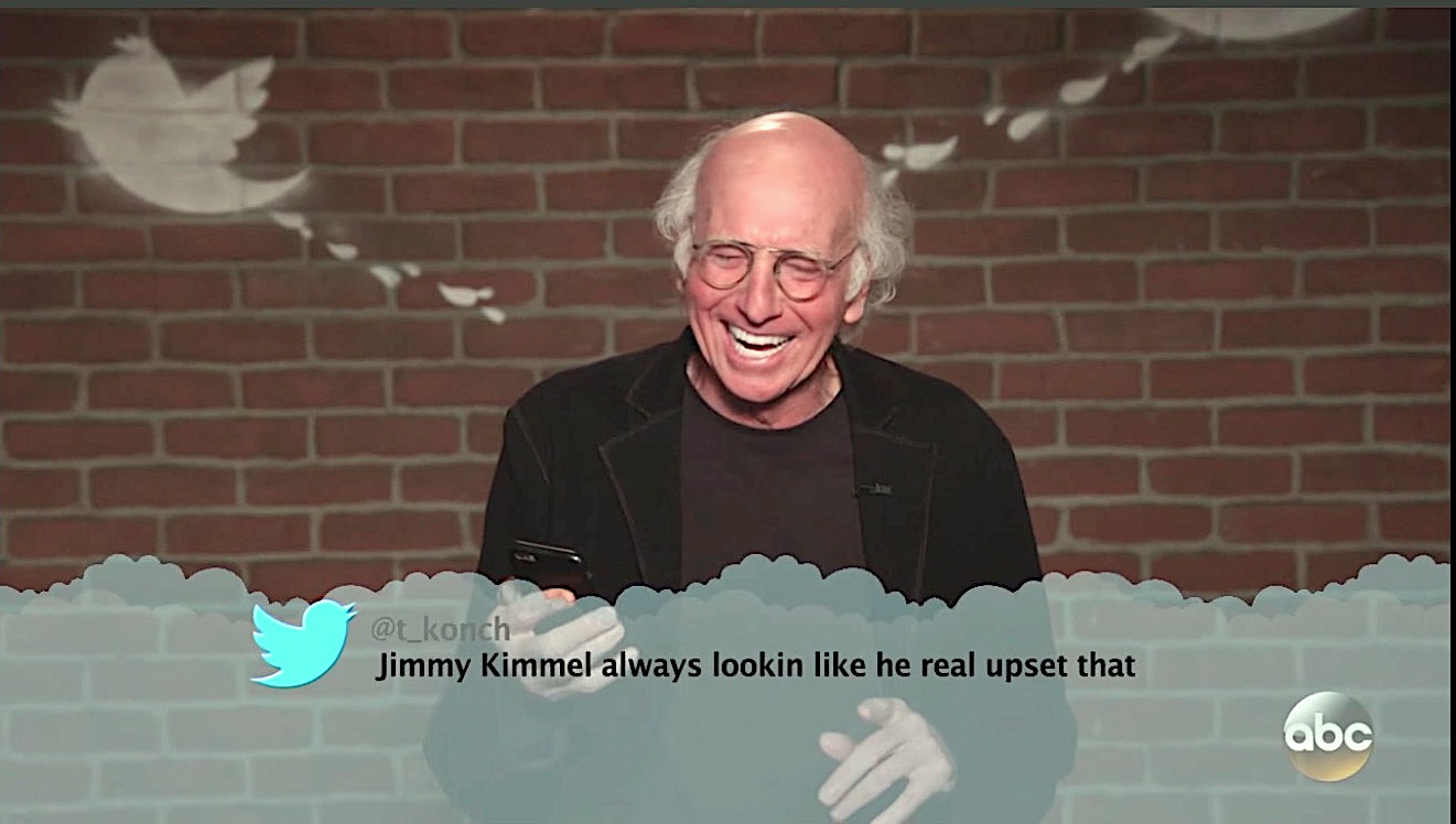 Larry David can&#039;t stop laughing
