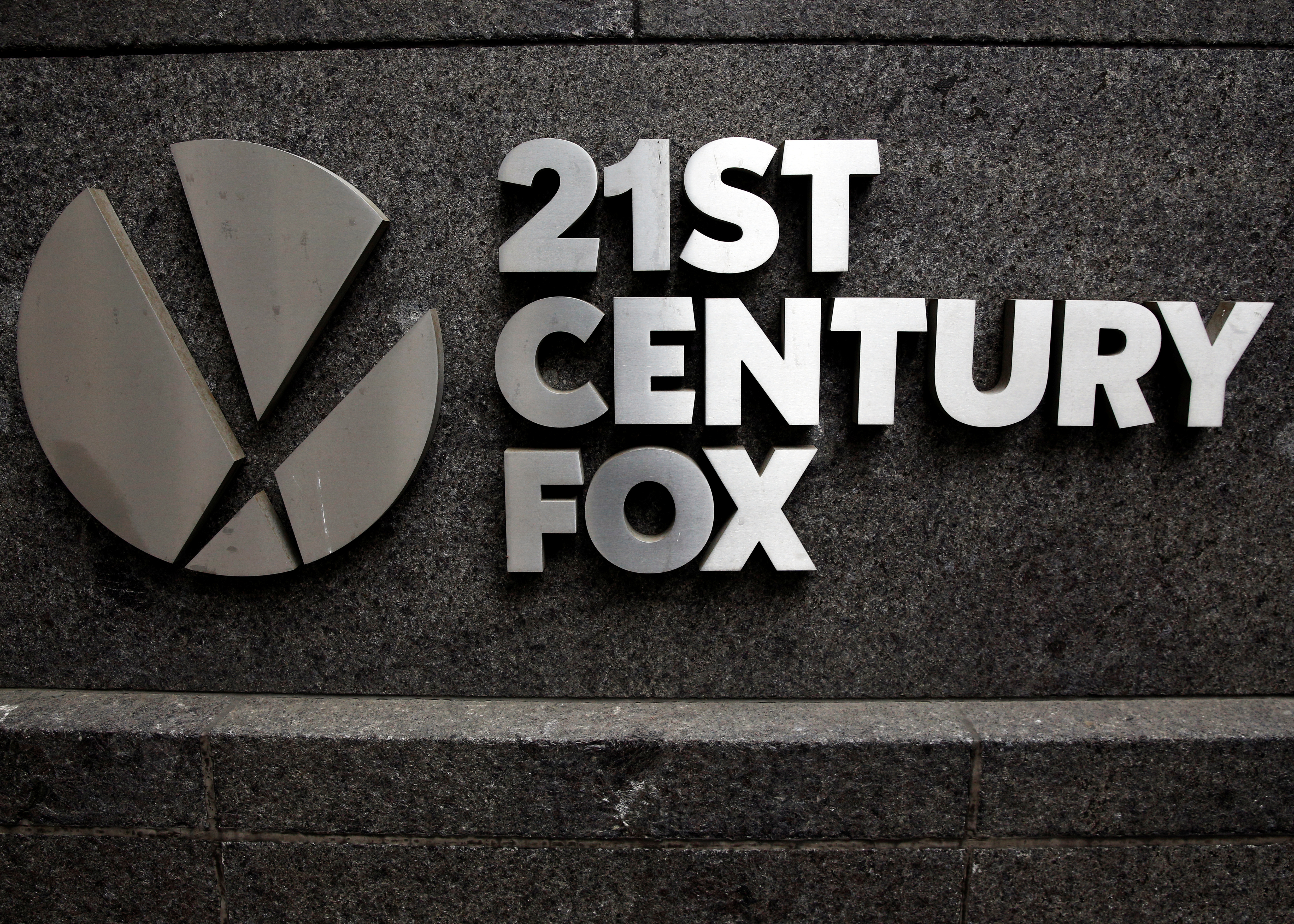 The 21st Century Fox logo in New York
