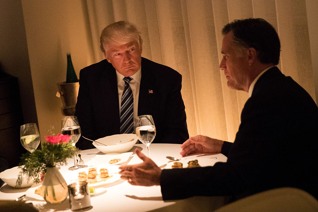 Trump and Mitt Romney