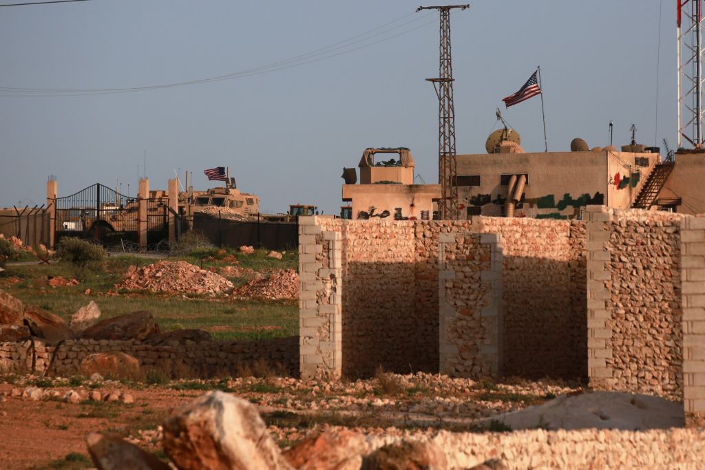 A U.S. military base in Syria. 