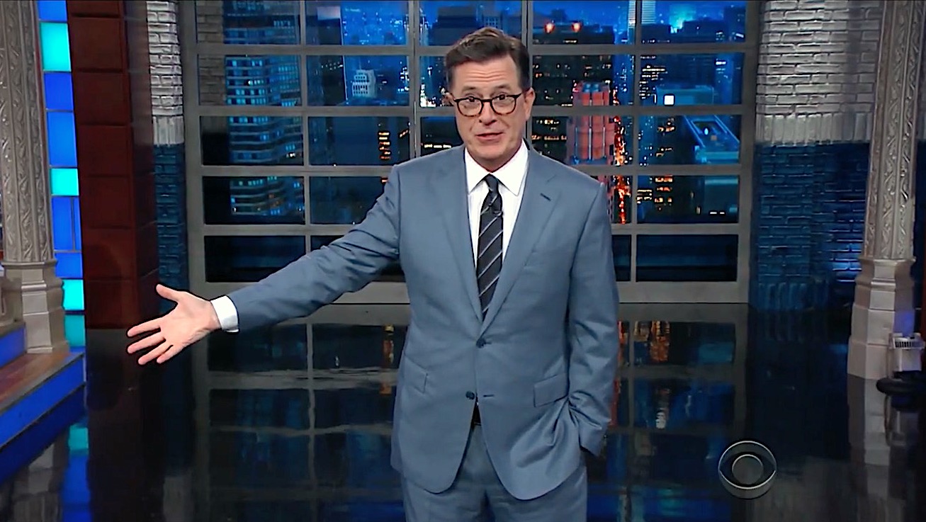 Stephen Colbert is shocked that the Democrats won something