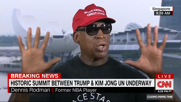 Dennis Rodman on CNN