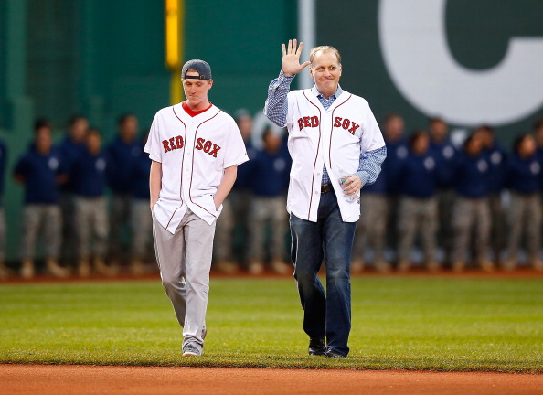 Curt Schilling and his son.