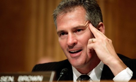 Sen. Scott Brown (R-Mass.), who pulled off a historic upset in 2010 when he won the late Ted Kennedy&#039;s seat, faces a tough re-election battle against progressive hero Elizabeth Warren.