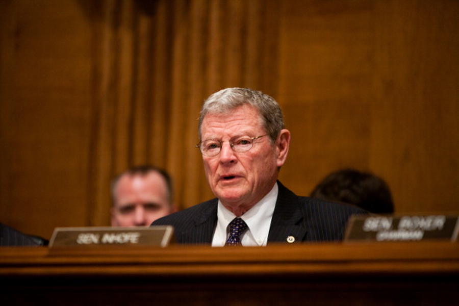 Senator who denies climate change in line to lead environmental panel