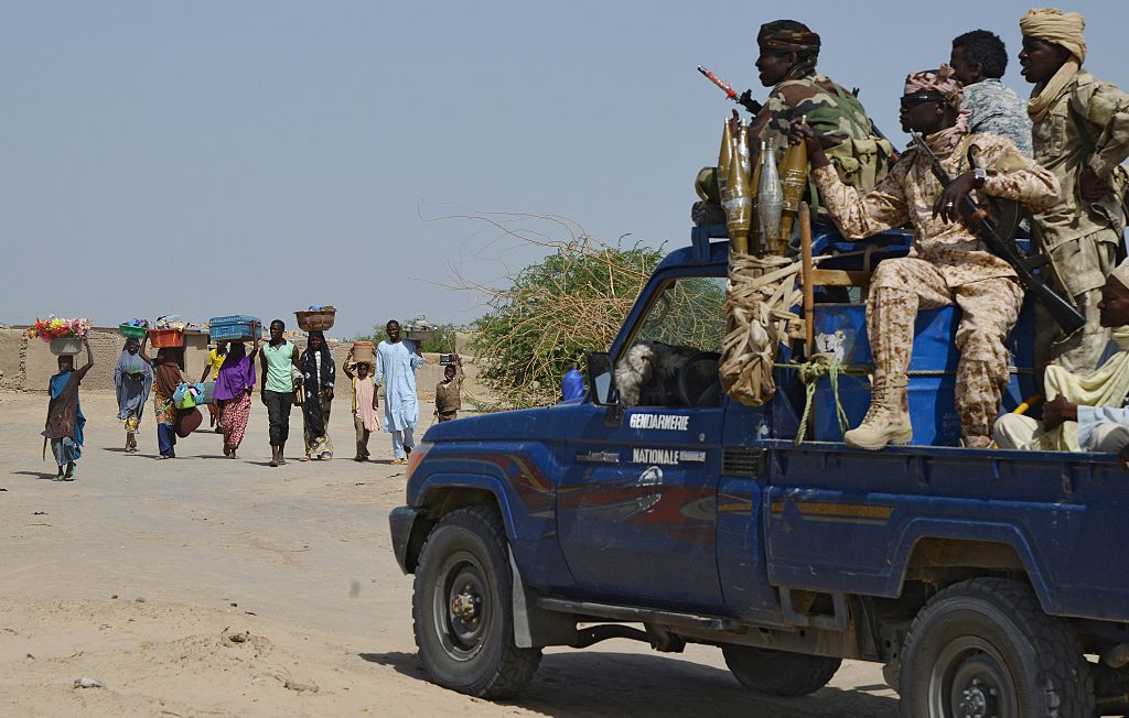 Military members in Niger.