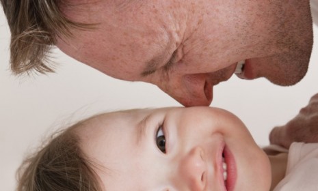 Long paternity leaves give Swedish fathers the chance to nurture their kids. 