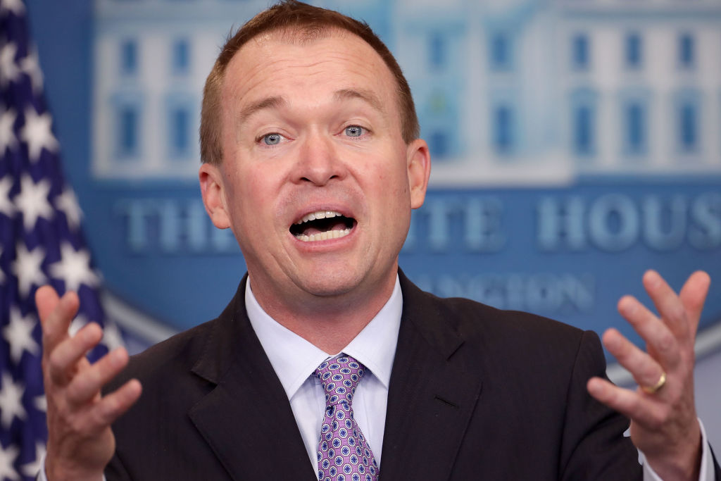 Office of Management and Budget Director Mick Mulvaney