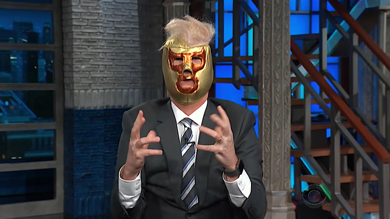 Stephen Colbert introduced El Trumpo Loco