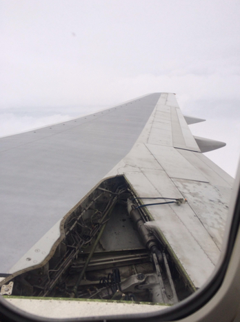 Delta flight makes emergency landing after a huge chunk of its wing falls off