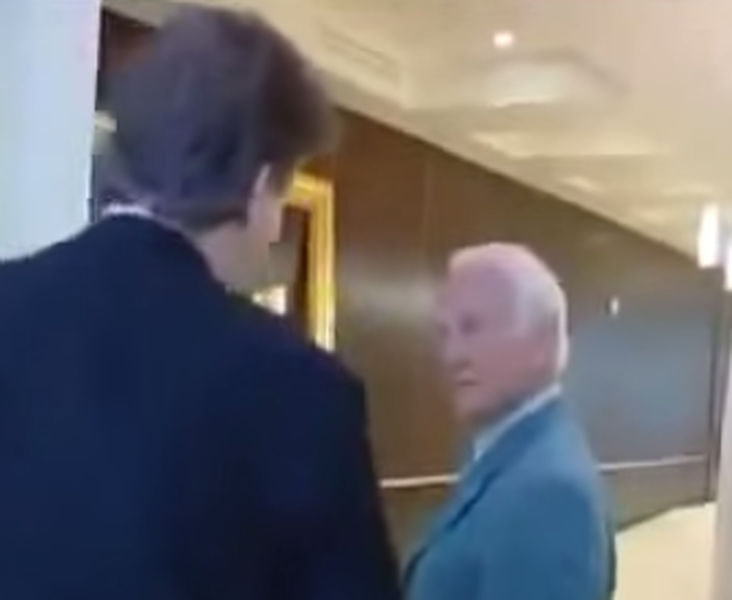Watch a 72-year-old Buzz Aldrin punch a jerk in the face for calling him a &#039;liar&#039;