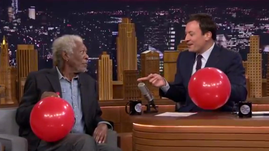 This is what Morgan Freeman sounds like on helium