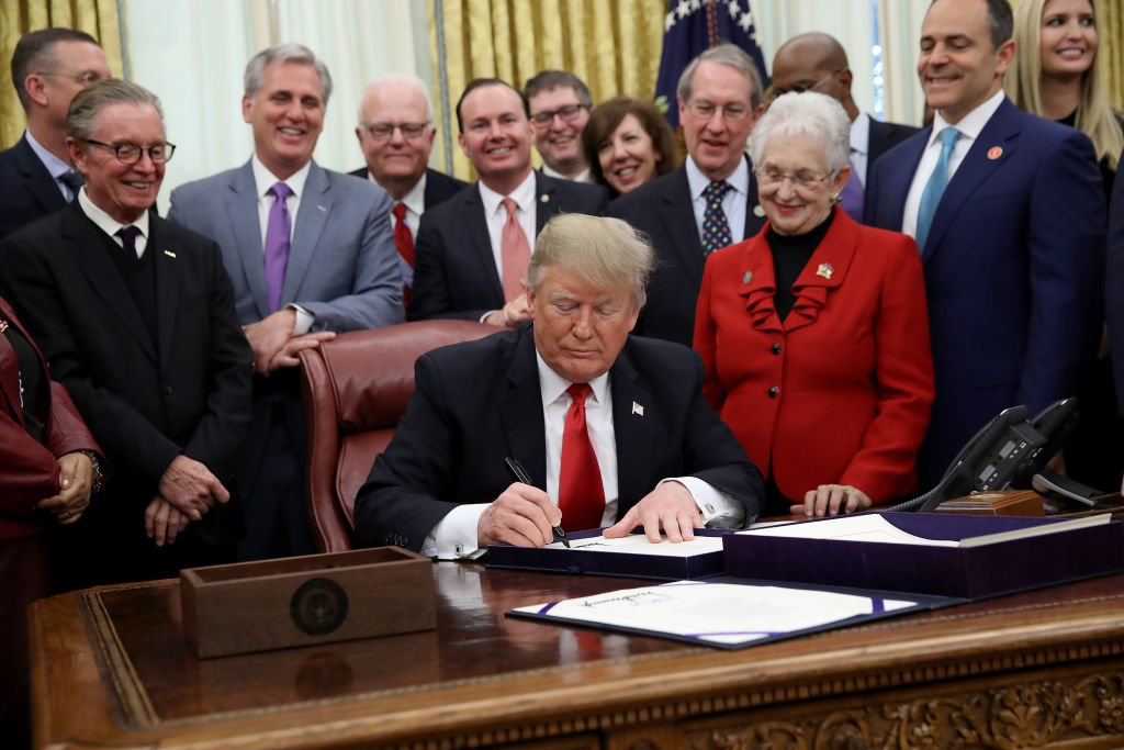 President Trump signs the First Step Act