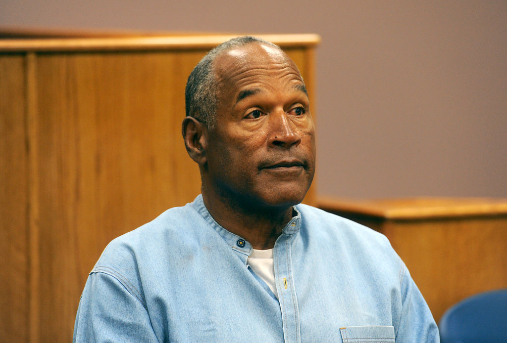 O.J. Simpson attends his parole hearing at Lovelock Correctional Center July 20, 2017 in Lovelock, Nevada