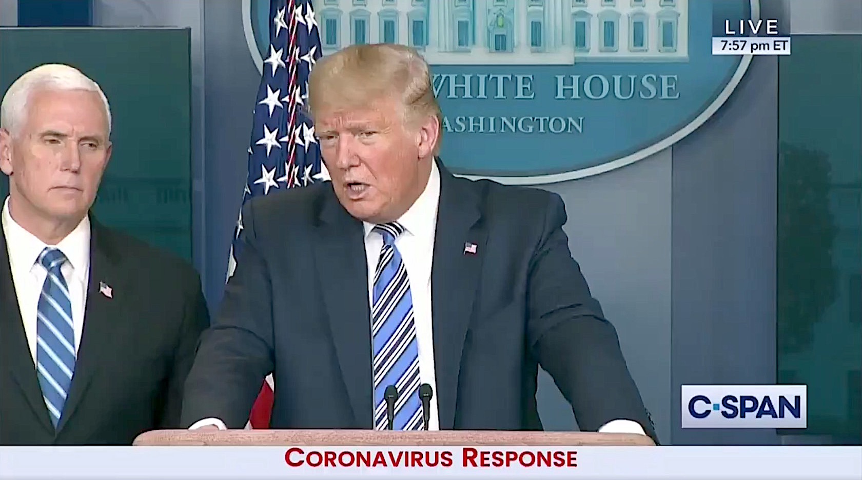 Trump on coronavirus slush fund