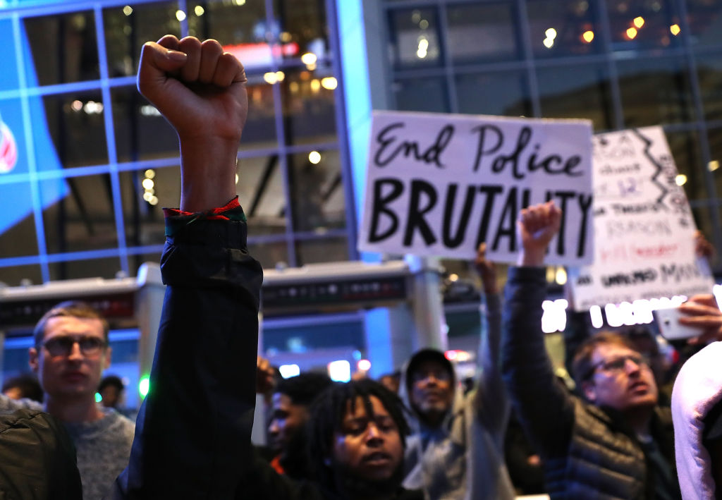 Black Lives Matter protest after Stephon Clark killing.