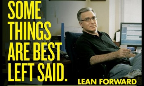 MSNBC launches a new branding campaign spotlighting network personalities like Keith Olbermann (above). 
