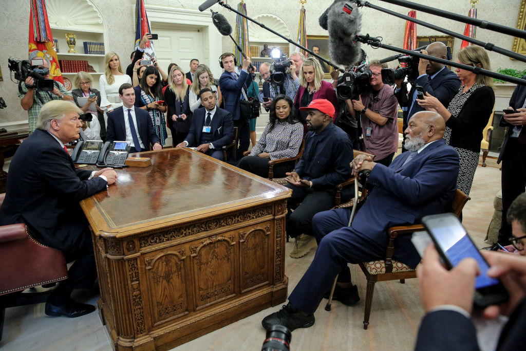 Kanye West visits the Oval Office