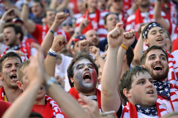 U.S. soccer fans root for their team.