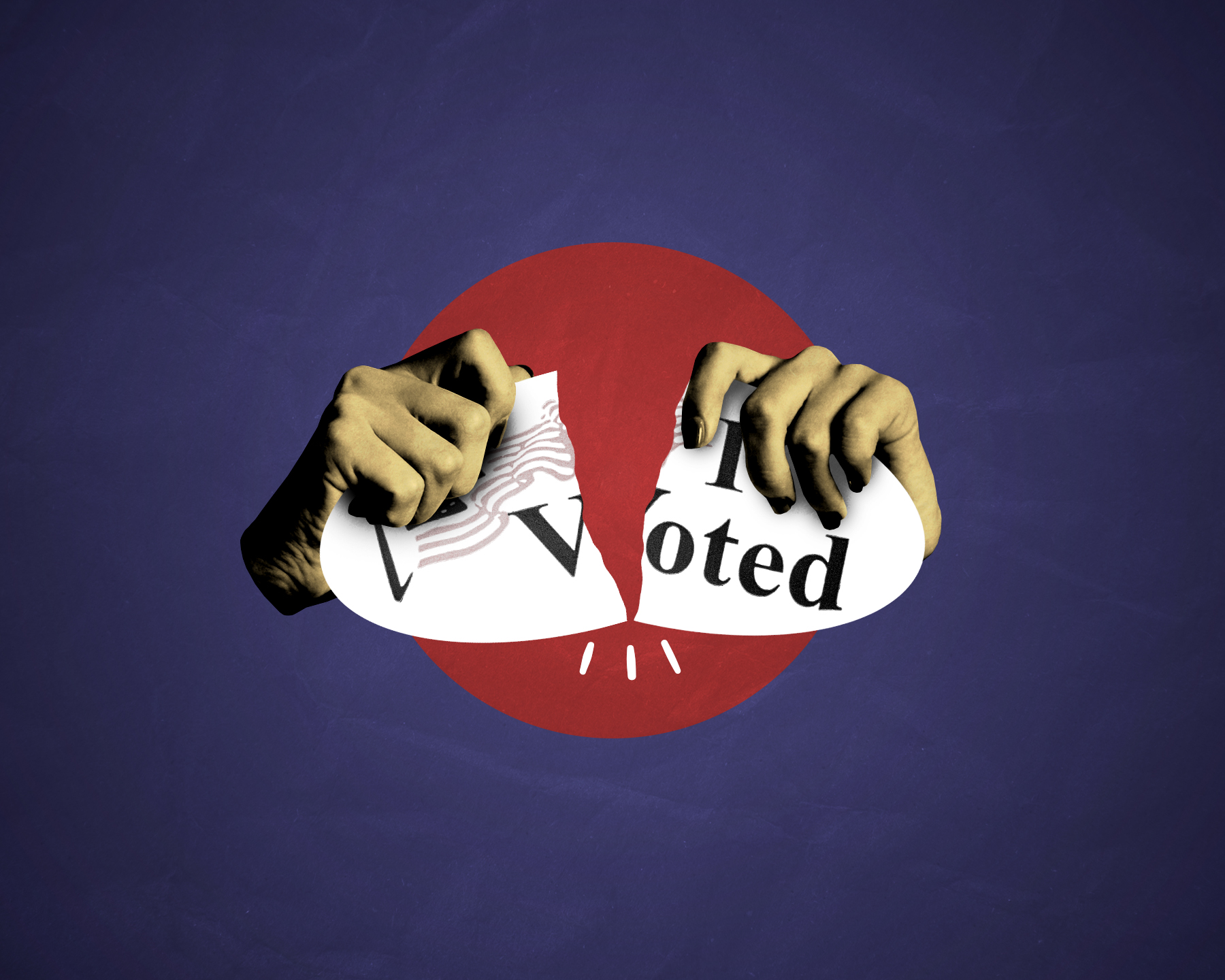 An I Voted sticker.