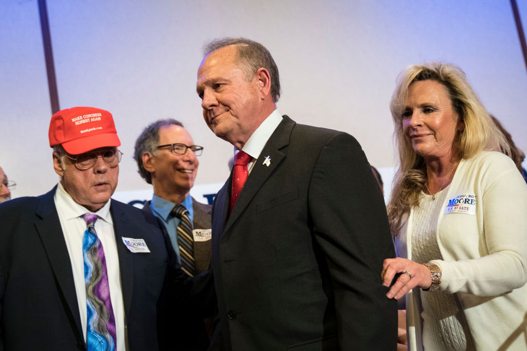 Roy Moore and his wife, Kayla