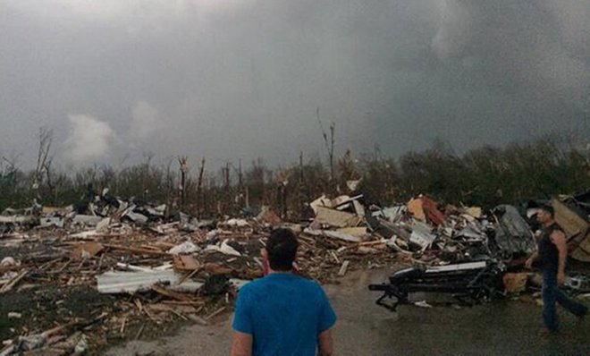tornado in Arkansas
