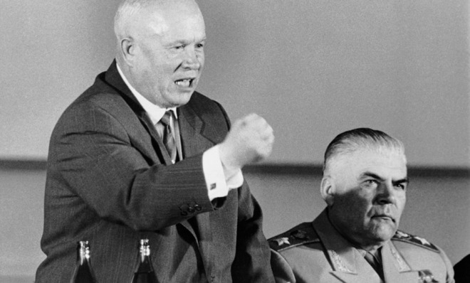 Soviet leader Nikita Khrushchev