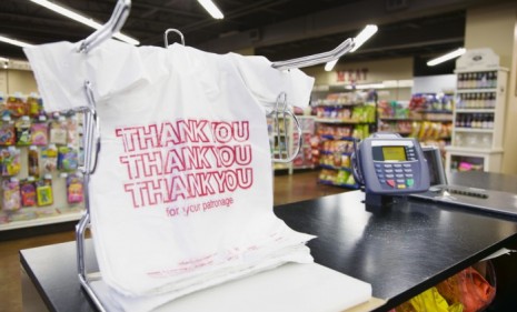 According to L.A. county officials, plastic bags account for 25 percent of the area&#039;s litter.