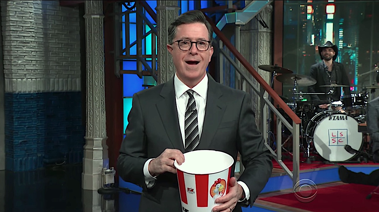 Stephen Colbert taunts Trump