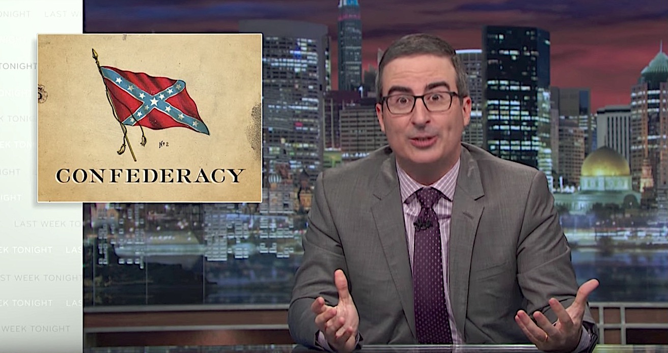 John Oliver takes down Confederate monuments