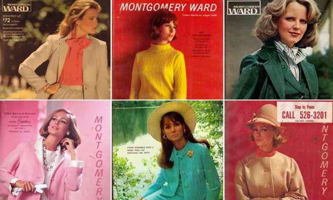 Vintage Montgomery Ward catalogs