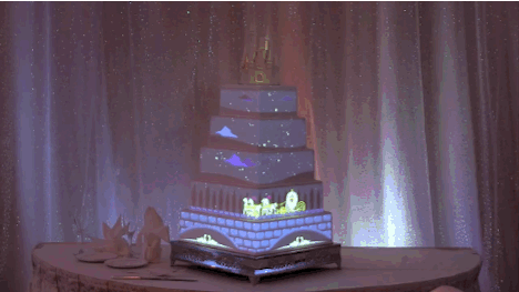 Disney Weddings now feature &#039;wedding cake projection mapping&#039; technology