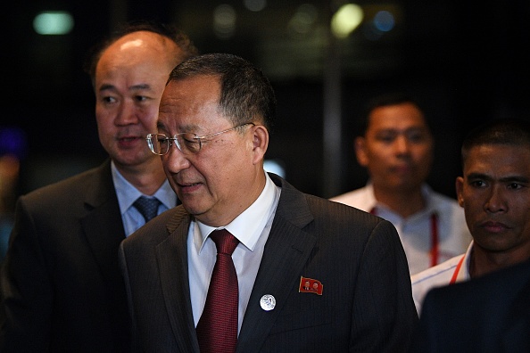 North Korean Foreign Minister Ri Yong Ho attends the Association of Southeast Asian Nations  in Manila.