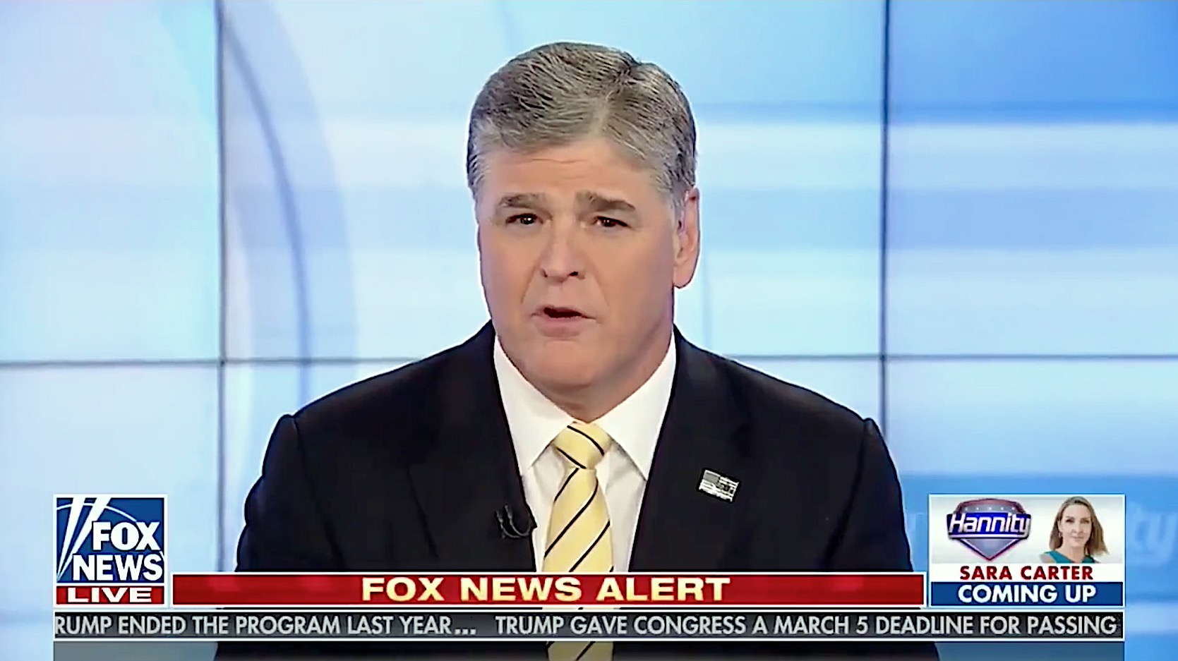 Sean Hannity corrects himself on-air