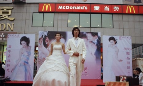 In Hong Kong, couples can now opt for a McWedding (not pictured) complete with Hamburgler decor.