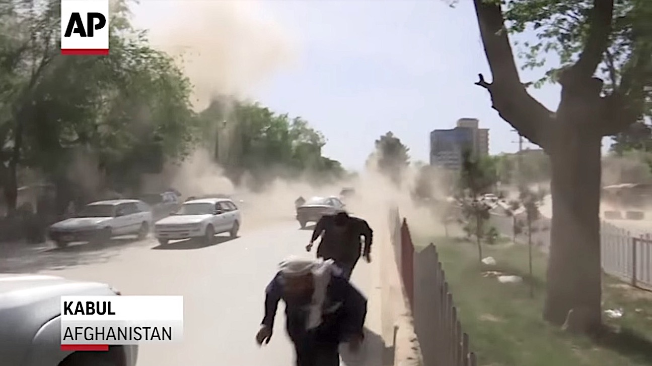 A suicide attack in Kabul