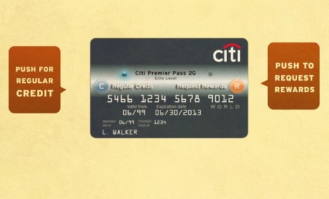 The simple credit card is about to get pimped out with a micro-engine, buttons and lights.