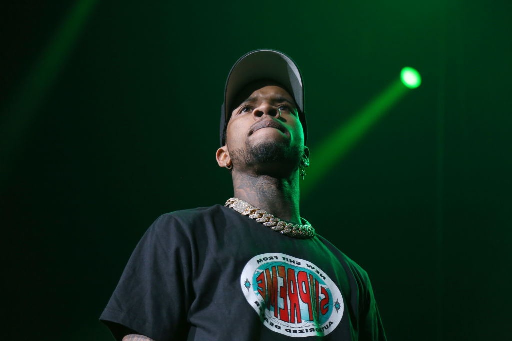 Tory Lanez performs on stage at Prudential Center on September 13, 2019 in Newark, New Jersey. 