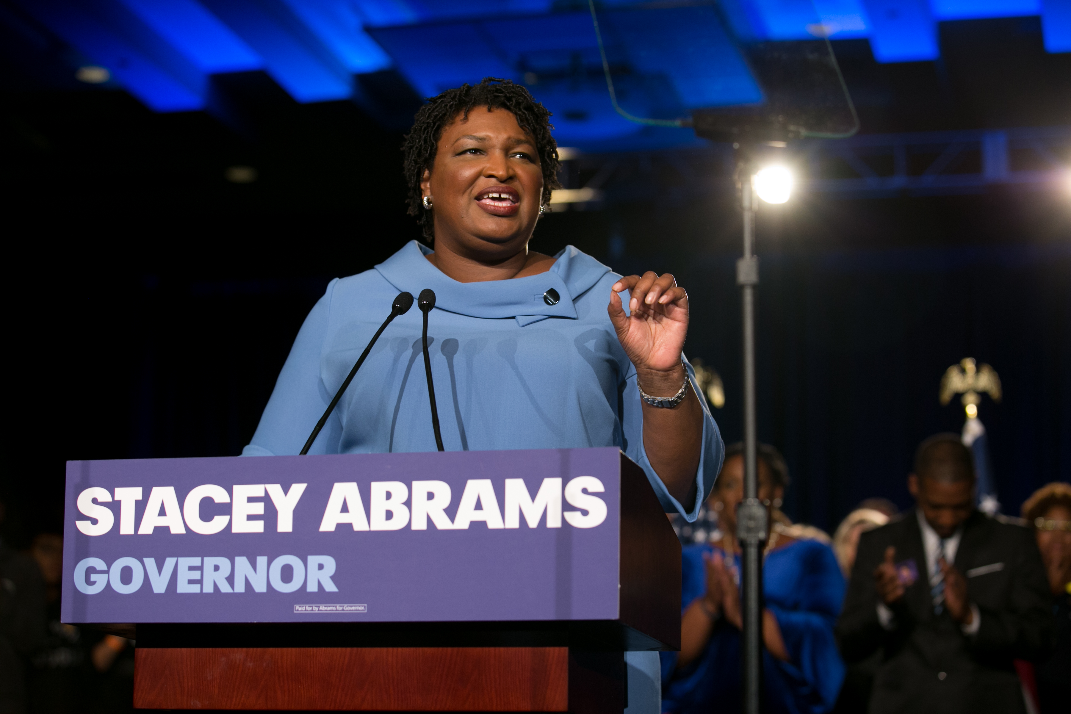 Stacey Abrams. 