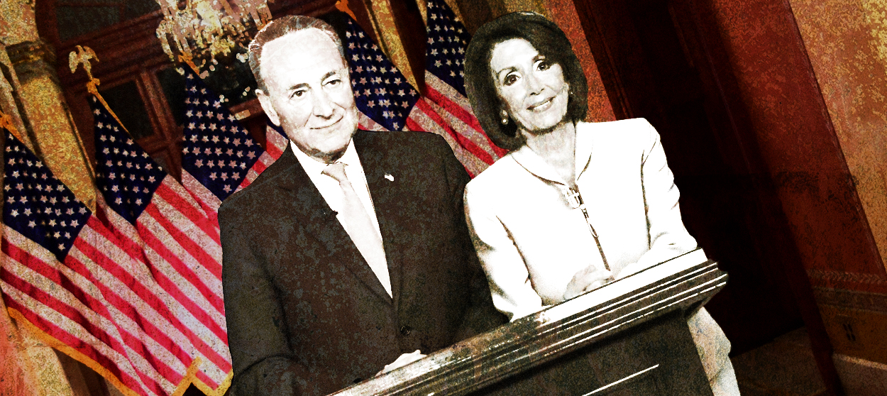 Chuck Schumer and Nancy Pelosi.