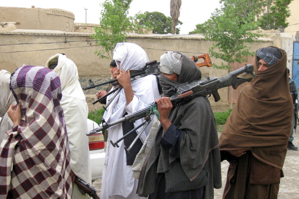 Taliban fighters in Afghanistan.
