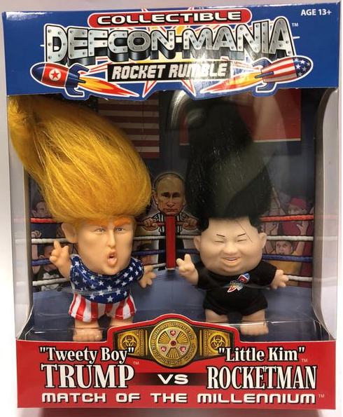 6cm Donald Trump Troll Dolls Lucky Dolls Figurines Kids Toy Ornament Gifts
