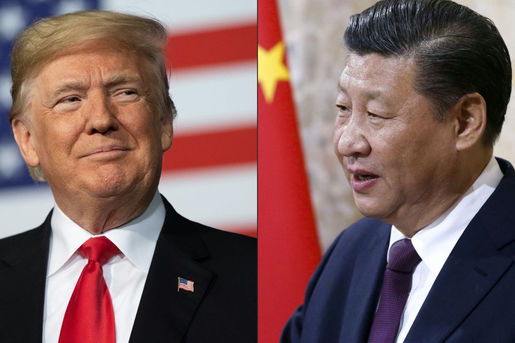 Donald Trump and Xi Jinping.