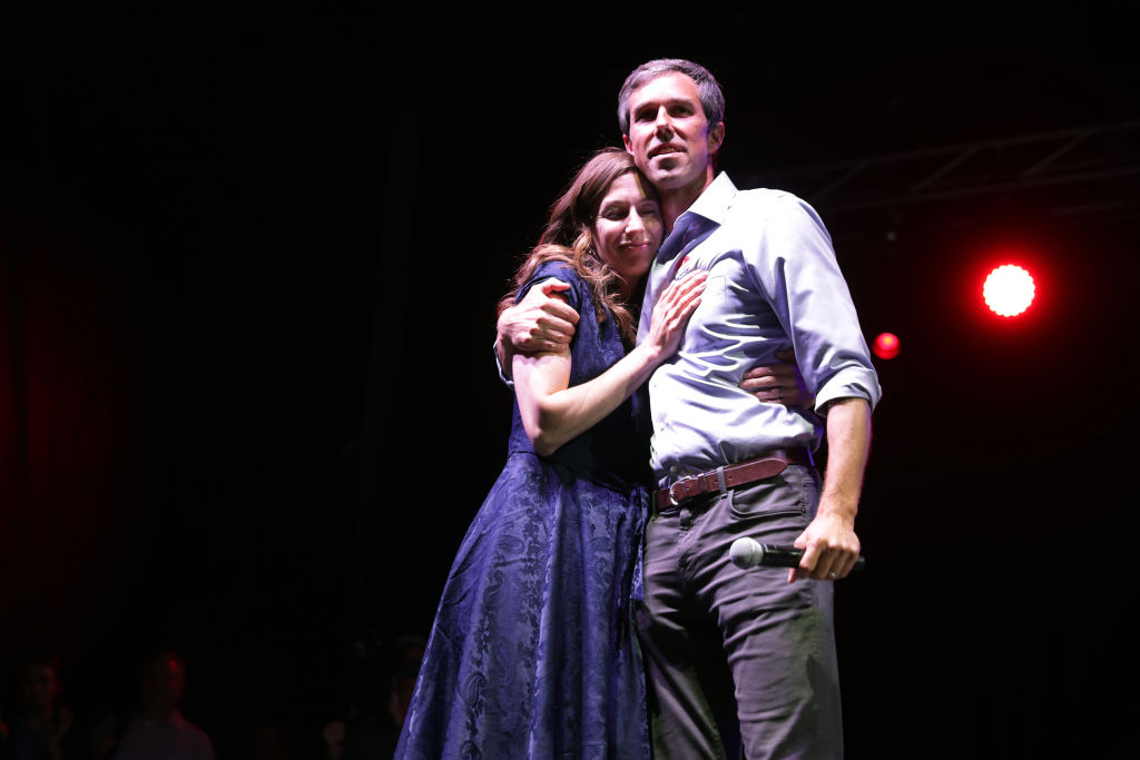 Beto O&#039;Rourke and Amy Sanders.