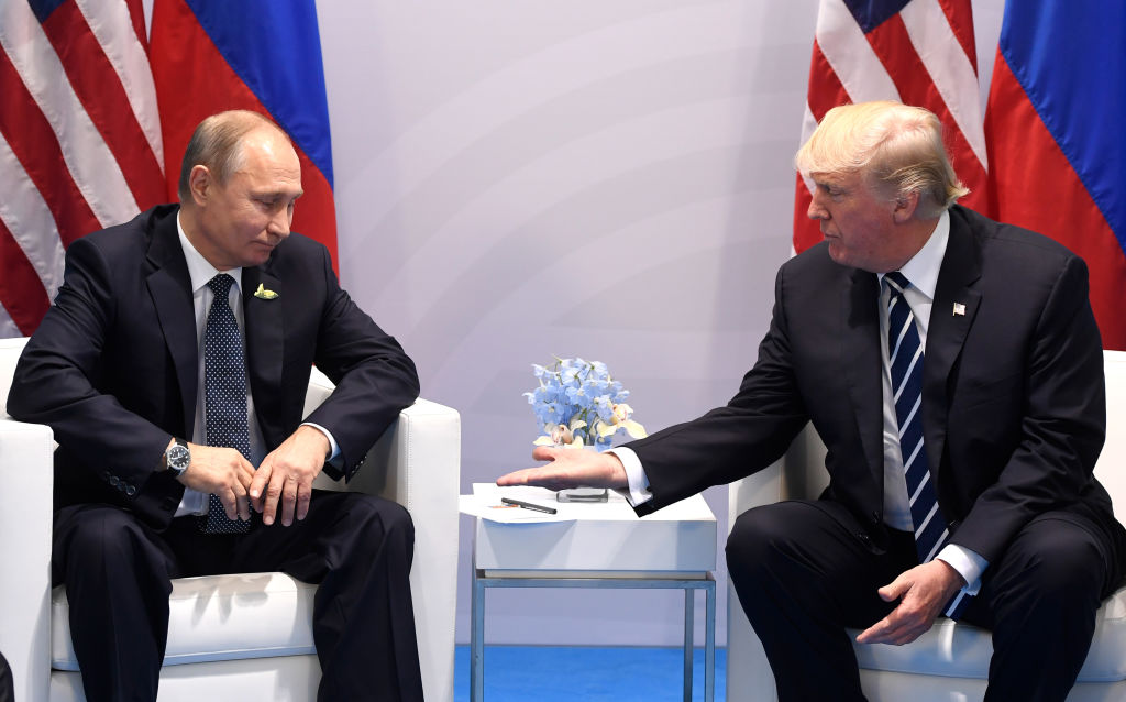 President Trump and Vladimir Putin