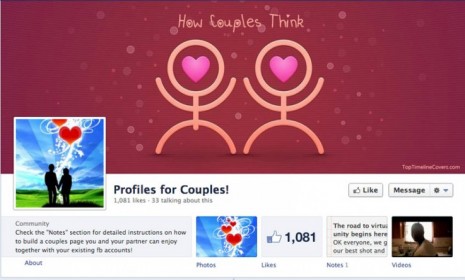 Facebook&#039;s couples pages