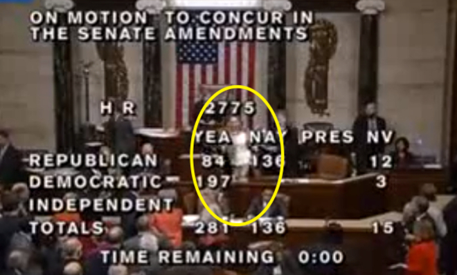 House stenographer freaks out